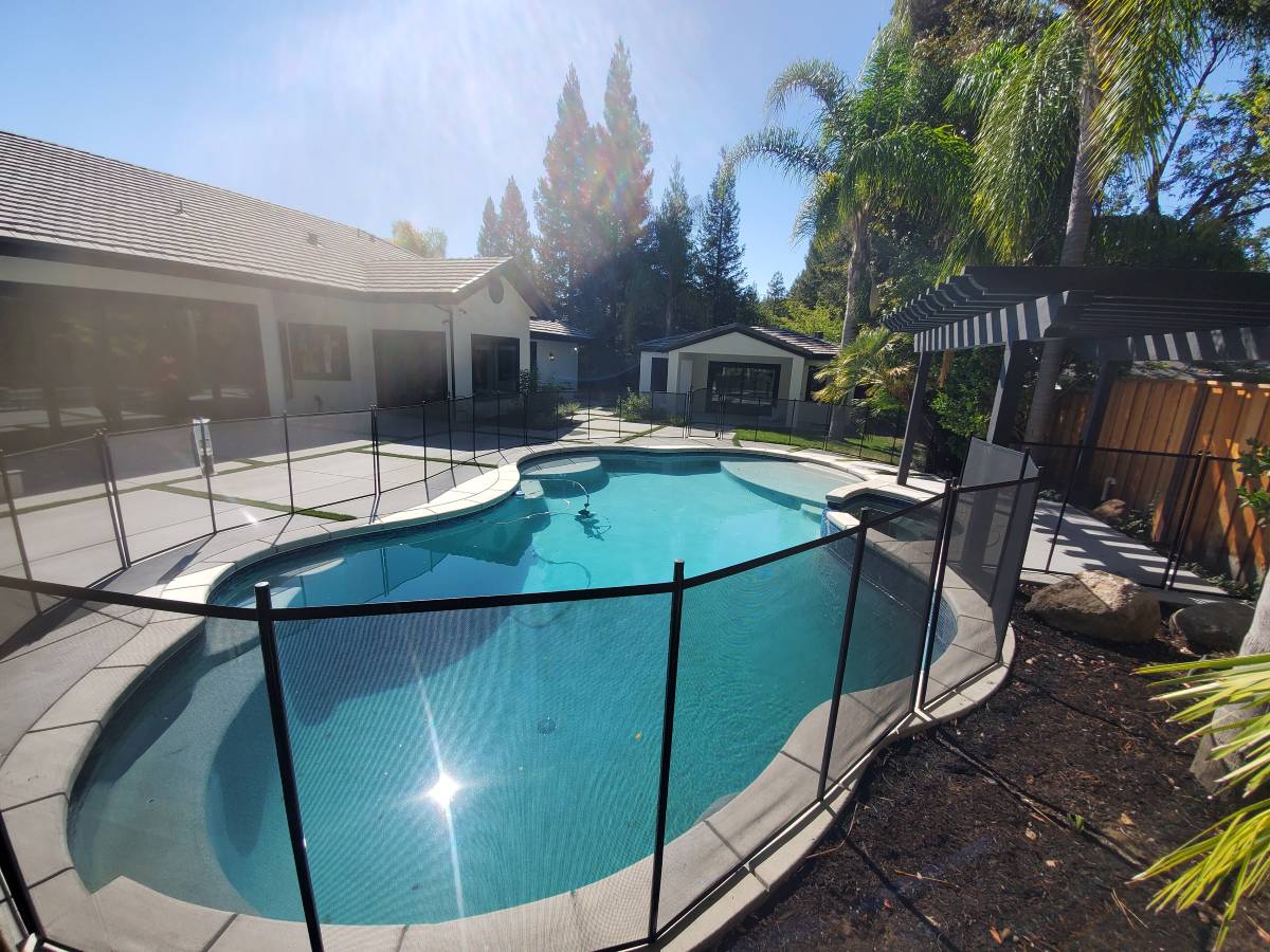 Four Corners Pool Fence